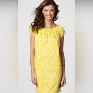 Lilly Pulitzer Yellow and White Floral Dress